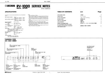 Boss_Roland-RV 1000-1990.Reverb preview